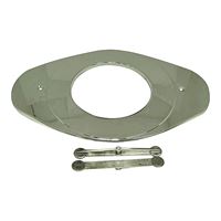 Danco 80054 Remodeling Cover, 13 in L, 8-1/8 in W, Plastic/Stainless Steel/Zinc, For: Universal Tub/Shower Faucet 