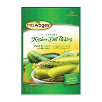 Mrs. Wages W622-J7425 Kosher Dill Pickle Mix, 6.5 oz Pouch, Pack of 12 