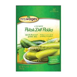 Mrs. Wages W623-J7425 Polish Dill Pickle Mix, 6.5 oz Pouch, Pack of 12 