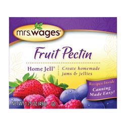 Mrs. Wages W596-H3425 Fruit Pectin, 1.6 oz Pouch, Pack of 12 