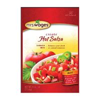 Mrs. Wages W753-J7425 Tomato Canning Mix, 4 oz Pouch, Pack of 12 