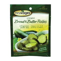 Mrs. Wages W625-DG425 Bread and Butter Pickle Mix, 1.94 oz Pouch, Pack of 12 