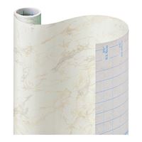 Con-Tact 09F-C9823-12 Multi-Purpose Contact Paper, 9 ft L, 18 in W, Paper, Beige Marble 