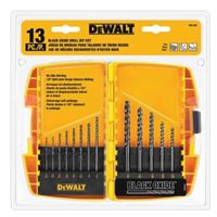 DeWALT DW1163 Drill Bit Set, 13-Piece, Black Oxide 