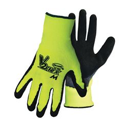 BOSS GUARDIAN ANGEL 8412K Breathable, High-Visibility Gloves, Mens, Knit Wrist Cuff, Latex Coating, Polyester Glove 