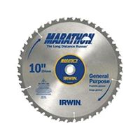 Irwin Marathon 24233 Table Saw Blade, 10 in Dia, 5/8 in Arbor, 24-Teeth, Carbide Cutting Edge, Pack of 5 