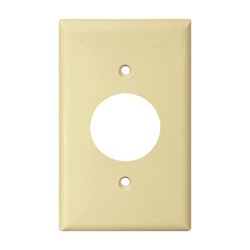 Eaton Wiring Devices 5131V-BOX Single Receptacle Wallplate, 4-1/2 in L, 2-3/4 in W, 1 -Gang, Nylon, Ivory 15 Pack 