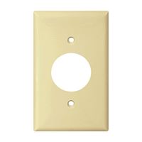 Eaton Wiring Devices 5131V-BOX Single Receptacle Wallplate, 4-1/2 in L, 2-3/4 in W, 1 -Gang, Nylon, Ivory, Pack of 15 