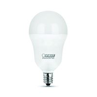Feit Electric A1560C/850/10KLED/3 LED Lamp, General Purpose, A15 Lamp, 60 W Equivalent, E12 Lamp Base, Daylight Light 