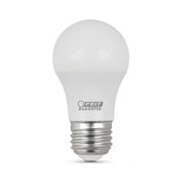 Feit Electric A1560/10KLED/3 LED Lamp, General Purpose, A15 Lamp, 60 W Equivalent, E26 Lamp Base, Warm White Light 