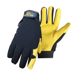 Boss 4187M Gloves, M, Adjustable, Elastic Wrist Cuff, Polyester/Spandex Back, Polyester Lining 