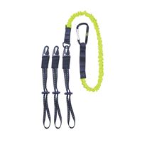 CLC GEAR LINK 1025 Tool Lanyard, 41 to 56 in L, 6 lb Working Load, Carabiner End Fitting
