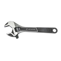 Crescent ATWJ210VS Adjustable Wrench, 10 in OAL, 1-5/16 in Jaw, Alloy Steel, Black Phosphate 