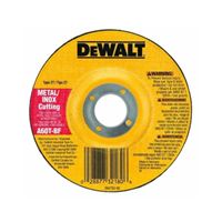 DeWALT DW8427 Cutting Wheel, 7 in Dia, 0.045 in Thick, 7/8 in Arbor, Medium, Aluminum Oxide Abrasive 