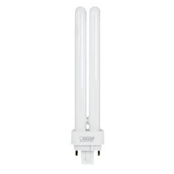 Feit Electric BPPLD26E/41 Compact Fluorescent Bulb, 26 W, PL Lamp, G24Q-3 Lamp Base, 1600 Lumens, 4100 K Color Temp 