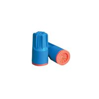 King Innovation Dryconn Series 62125 Wire Connector, 22 to 12 AWG Wire, Copper Contact, Aqua/Orange 