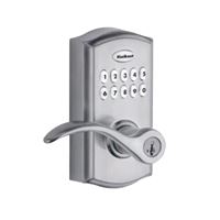 Kwikset 955PML 26D SMT CP Electronic Entry Lock, Satin Chrome, Commercial, AAA Grade, Zinc, Keypad Included