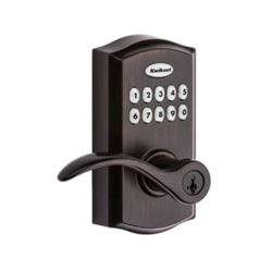 Kwikset 955PML 11P SMT CP Electronic Entry Lock, Venetian Bronze, Commercial, AAA Grade, Zinc, Keypad Included 