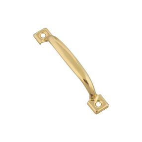 National Hardware N117-754 Round Cup Pull, 4-3/4 in H, Steel, Brass