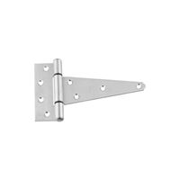 National Hardware N342-519 T-Hinge, Stainless Steel, Stainless Steel, Fixed Pin 