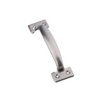 National Hardware N349-001 Door Pull, 6-1/2 in H, Stainless Steel, Stainless Steel 