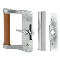Prime-Line C 1023 Handle Set, Aluminum, Zinc, 1 to 1-1/4 in Thick Door 