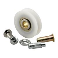 Prime-Line D 1798 Roller and Axle Kit, 1/4 in ID x 1-1/4 in OD Dia Roller, 5/16 in W Roller, Nylon/Steel 